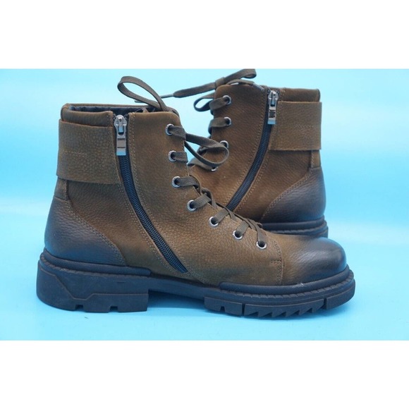 Oceania Kangaroo Leather Ankle Boots Men\'s Shoes US Size 8 M (255mm)